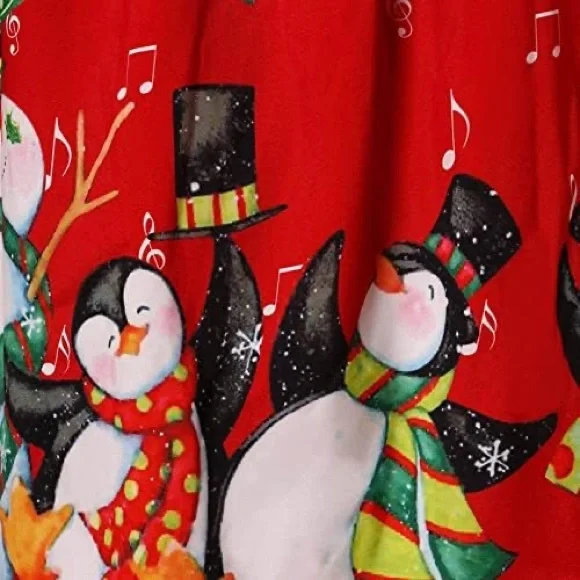 Holiday Christmas Vintage Style Dress - Picture 3 of 10